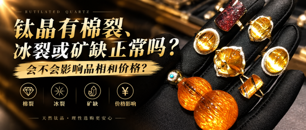 钛晶棉裂、冰裂和矿缺对品相价格的影响