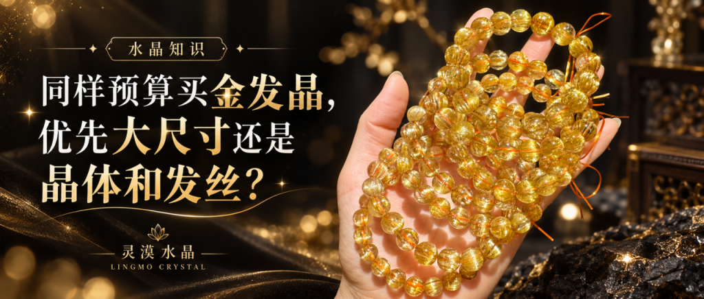 同样预算买金发晶，应该优先尺寸还是晶体和发丝？